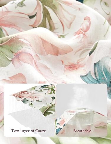 Momcozy Muslin Best Wishes Swaddle Blankets, Ultra Soft Neutral Registry Essentials, Jungle Trails & Wild Pals, Breathable Large 47'' x 47'' Newborn Boys Girls Receiving Blanket in Kuwait