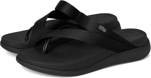 FitFlop Women's F-Mode Go Webbing Flatform Sling Toe-Post Sandals Wedge in Saudi Arabia