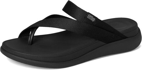 FitFlop Women's F-Mode Go Webbing Flatform Sling Toe-Post Sandals Wedge in Saudi Arabia