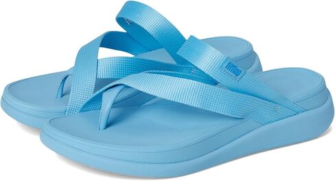FitFlop Women's F-Mode Go Webbing Flatform Sling Toe-Post Sandals Wedge in Saudi Arabia