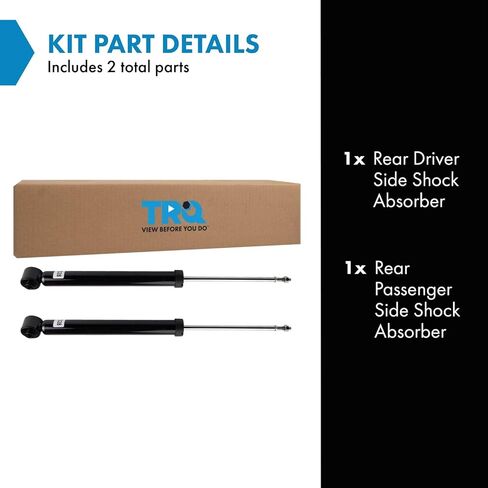 TRQ الخلفي تعليق امتصاص الصدمات LH سائق RH الركاب الجانب زوج 2 قطعة مجموعة متوافقة مع BMW F30 F32 328i 335i in Saudi Arabia