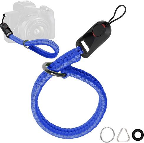 ZXZone Quick Release Camera Wrist Strap for DSLR Mirrorless Camera，Upgraded Camera Hand Strap with Safer Connector (Black) in Saudi Arabia