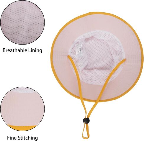 قبعة شمس الطفل لطفل فتى صيف دلو الصيف قبعة UPF 50+ Sun Protection-Kids Beach Hat Wide-Wide Brim-Outdoor Hat in Kuwait