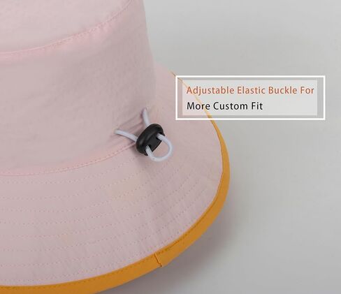 قبعة شمس الطفل لطفل فتى صيف دلو الصيف قبعة UPF 50+ Sun Protection-Kids Beach Hat Wide-Wide Brim-Outdoor Hat in Kuwait