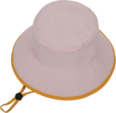 قبعة شمس الطفل لطفل فتى صيف دلو الصيف قبعة UPF 50+ Sun Protection-Kids Beach Hat Wide-Wide Brim-Outdoor Hat in Kuwait