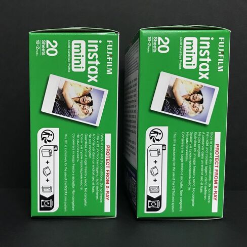 Fujifilm INSTAX Mini Instant Film (White) for Fujifilm Mini 8 & Mini 9 Cameras w/Microfiber Cloth by Quality Photo (80 Film Sheets) in Saudi Arabia