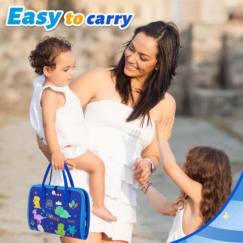 Montessori Busy Board for Toddlers 1-4 Years Old – Sensory Educational Toy for Fine Motor Skills, Travel-Friendly Activity Book, for Boys & Girls, Pink in Kuwait