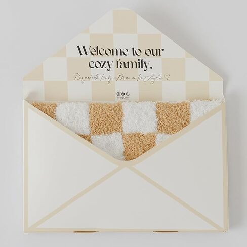 Orelle Checkered Baby Pacifier Lovey Blanket | Sage Green in Saudi Arabia