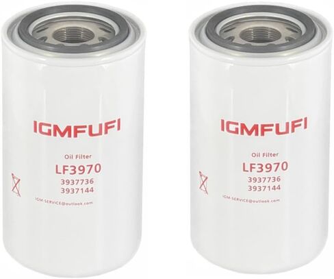 LF3970 Oil Filter Replacement For 3937736,3937144,B7177,P550428,Fits For QSB5.9L/6.7L,ISB07 6.7L Diesel Engines(PACK of 4). in Kuwait