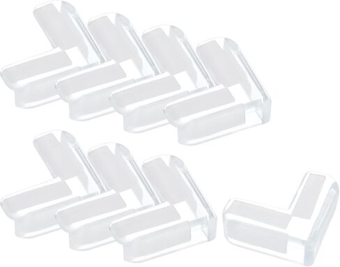 Uxcell Furniture Glass Table Desk Corner Guards Edge Protector Cushion 8pcs in Kuwait