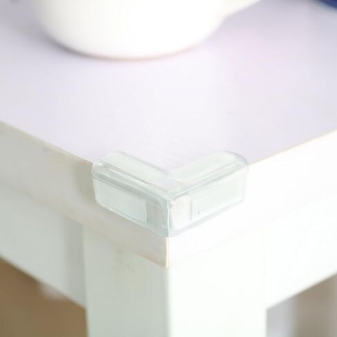 Uxcell Furniture Glass Table Desk Corner Guards Edge Protector Cushion 8pcs in Kuwait