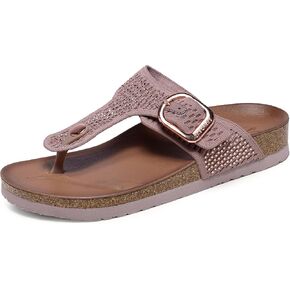 Skechers Women's Arch Fit Granola-Enchanted Sparkle Flip-Flop