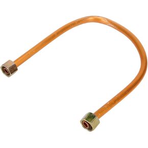 Aluminum Air Compressor Exhaust Tube Replacement Brass Copper Tone, Air Pipe Air Pump Spare Parts