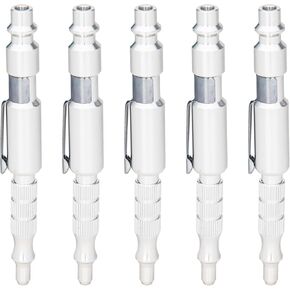 Kodilin 5Pcs 1/4"I/M Type Plug Air Blow Gun,Adjustable Pocket Blow Gun