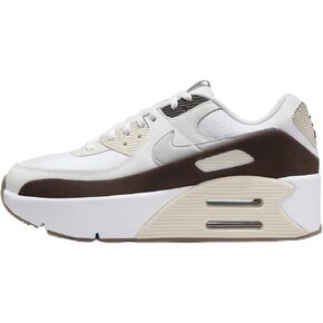 Nike Air Max 90 LV8 Women's Shoes (FD4328-102, White/Baroque Brown/Light Orewood Brown/Photon Dus) Size 8.5