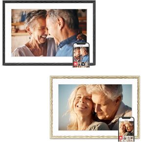 2 pcs of 10.1'' Digital Picture Frame, Frameo Digital WiFi, 32GB Memory, 1280 * 800 HD Touch Screen Photo Frame, Wall Mountable, Auto-Rotate, Share Instantly, Wedding, Birthday Gifts for Women, Mom