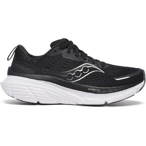 Saucony Women's Guide 18 Sneaker, Black/White, 8.5