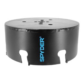 Spyder 6-1/4-Inch Diameter Carbide Tipped Hole Saw, for Fiber Cement Board, Wood, PVC, Plastic, Concrete Block, Ceramic Tile, and More (600051CF)