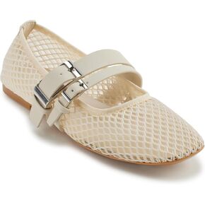 DKNY Women's Everyday Cushioned Insole Dade Mesh-Ballet Flat