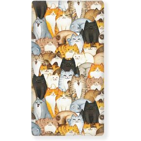 Colorful Cats Fitted Crib Sheet for Boys Girls Cute Animal Kittens Baby Sheet for Standard Crib and Toddler Cartoon Cat Nursery Bed Mattress Sheets 28"x52" in Kuwait