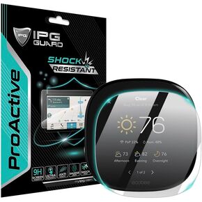 IPG ProActive Made for Ecobee Smart Thermostat Premium/Enhanced Touchscreen Display 9H Hardness Screen Protector Nano Ceramic Film Ultra Responsive for Ecobee