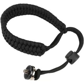 حزام معصم الكاميرا ， حزام معصم Paracord Lanyard القابل للتعديل إطلاق سراح سريع مع 1/4 بوصة لـ Insta 360 X3 ، Ace Pro ، GoPro ، DSLR ، عصي شخصية ， استقرار الهاتف الذكي gimbal