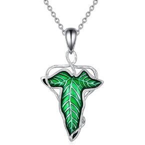 POPLYKE Sterling Silver Arwen Evenstar Necklace for Mom Girls Wife Girlfriend Birthday Valentines Day