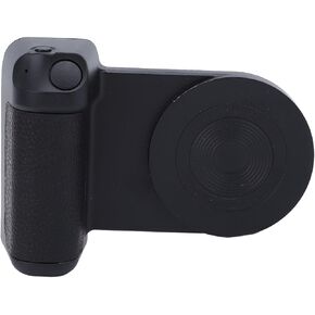 Magnetic Phone Camera Grip Handle Holder, Camera Handle Bluetooth Bracket Support Cordless Charging for Smartphone Selfie Vlog Video Shooting (Black)