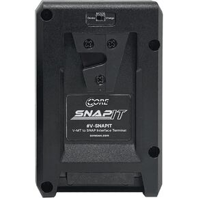 Core SWX SNAP ‘IT’ Interface Terminal Adapter – V-Mount Compatible, Hot-Swappable Battery Interface for Cameras, Monitors & Production Equipment