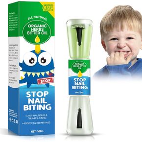Nail Biting Treatment for Kids, Thumb Sucking Stop for Kid, Nail Polish for Kid Stop Sucking and Biting Nails, Day Night Care