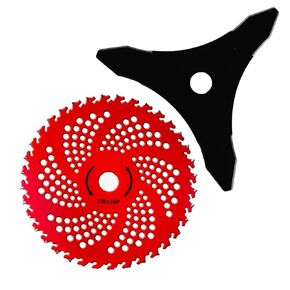 Brush Cutter Blade 10 Inch3T and 9 Inch 36 T Carbon Steel Brush Cutter Weed Eater Blades, Tooth with File, Weed Eater Blades for Tree Trimming and Underbrush