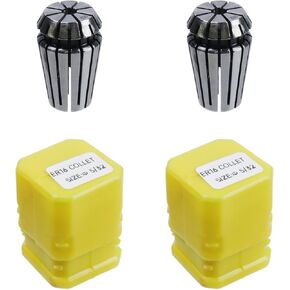 ER16 Collet Set 5/32 Dia Spring Collet Set for CNC Clamping Device Engraving Machine-2pcs