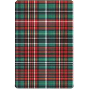 Plaid Tartan Green Baby Crib Sheets for Boys Girls Breathable Nursery Sheet Fits Standard Crib Mattress for Newborn Kids Infant Bed