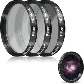 Alstar 2" Telescope Moon Filter Kit - Bundle with - 2" Narrowband O-III Filter