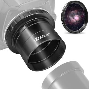 Alstar Canon T Ring and M42 to 2" Telescope Adapter - Bundle with - 2" Narrowband O-III Filter