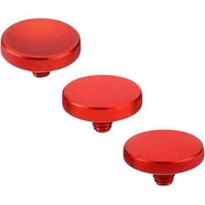 eMagTech 3pcs Black Aluminum Shutter Release Button Concave Convex Flat Compatible with Fujifilm Compatible with Canon
