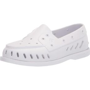Sperry womens Authentic Original Float Boat Shoe, White, 7 US