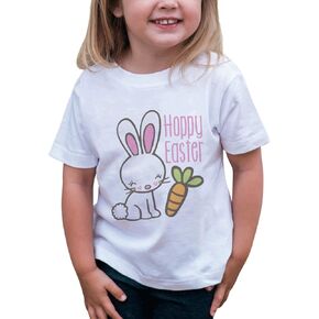 7 ate 9 Apparel Girl's Hoppy Easter T-Shirt