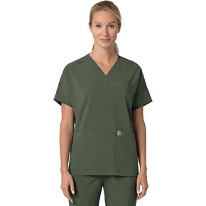 Carhartt Women's Oversized V-Neck Scrub Top