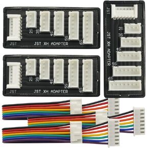 3Pcs 2S-6S Lithium Battery Balanced Charger Expansion JST-XH Adapter Board for RC Lipo Battery MEGA Power 860 and 960 Chargers