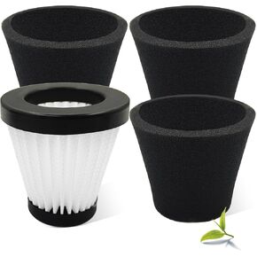 Vacuum Filter Replacement for Dirt Devil F117 Filter, Compatible with Dirt Devil Scorpion SD20005RED/ SD30025B/ BD22025 Handheld Vacuum, Replaces #AD40117-2 Pack