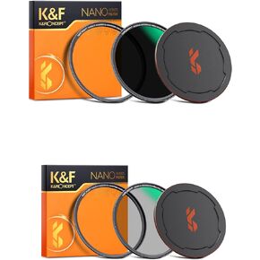 77mm Magnetic ND64 (6-Stop) & CPL Camera Lens Filters Kit (2 Pcs) with 28 Multi-Layer (Nano-X Series)
