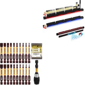 Hex Drill Bit Set & Magnetic Slidable Drill Bit Holder