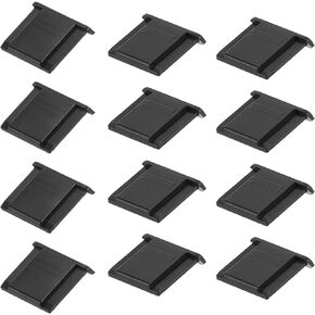 PATIKIL 16mm 19mm Camera Level Hot Shoe Cover Universal Camera Hot Shoe Cover Cap, Black 12pcs for Nikon for Fujifilm for Pentax