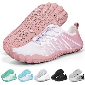 Hike Barefoot Water Shoes for Women Men Footwear, Quick Dry Wide Toe Box Pro Beach Swim Athletic Sports Shoes, Non-Slip Lightweight Aqua Shoe for Pool Hiking Walking Kayaking Diving Surfing