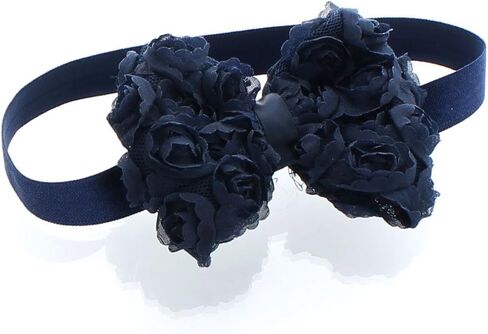 My Lello Girls Fabric Rose Bow Headbands 2 Pack in Kuwait