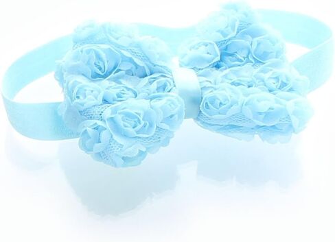 My Lello Girls Fabric Rose Bow Headbands 2 Pack in Kuwait