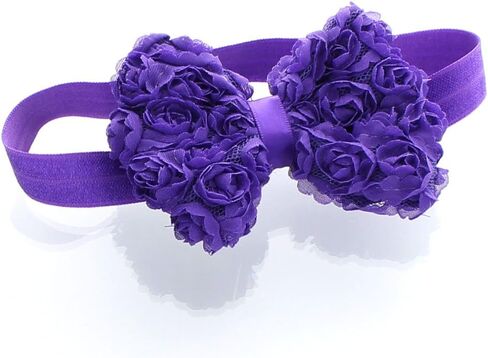 My Lello Girls Fabric Rose Bow Headbands 2 Pack in Kuwait
