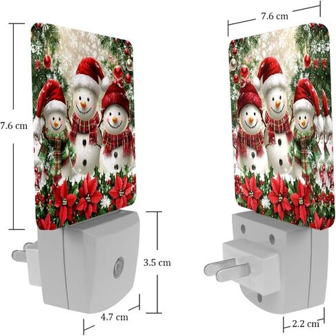 NEWzone Red Fire Truck Night Light Plug into Wall with Dusk to Dawn Light Sensors, Warm Nightlights for Bedroom, Bathroom, Hallway, Kitchen, Gifts Ideal for Girls Boys in Saudi Arabia