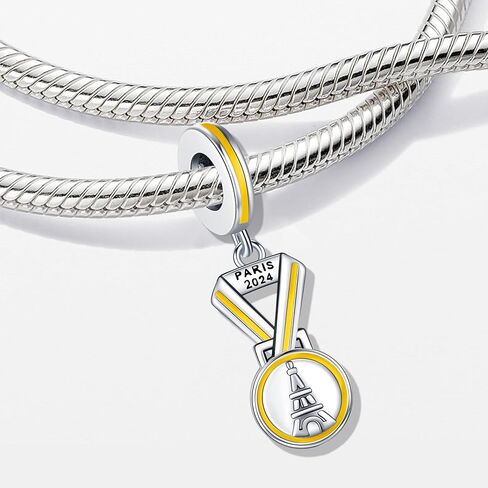 KEQ LET'S GO Travel Compass Charm Fit for Pandora Moment Bracelets 925 Sterling Silver Adventures Backpack Airplane Bead Charm Gift for Women in Kuwait